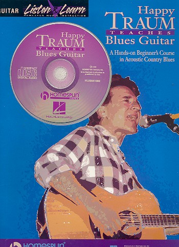 Happy Traum Teaches Blues Guitar (+CD)&nbsp;&nbsp;for guitar&nbsp;&nbsp;a hands-on beginner's course in acoustic country blues