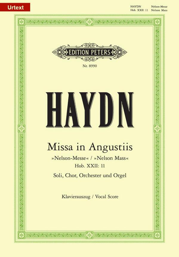 Missa in Angustiis (Nelson-Messe) d-Moll Hob.XXII:11&nbsp;&nbsp;für Soli, Chor und Orchester&nbsp;&nbsp;Klavierauszug