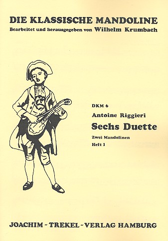 6 Duette Band 1 (Nr.1-3)&nbsp;&nbsp;für 2 Mandolinen&nbsp;&nbsp;