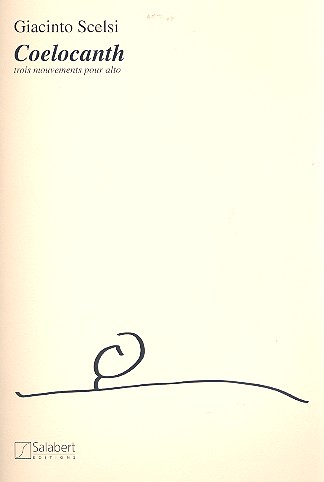 Coelocanth 3 movements pour alto    