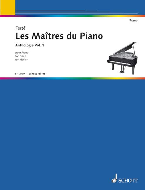 Anthologie des maitres du piano vol.1    