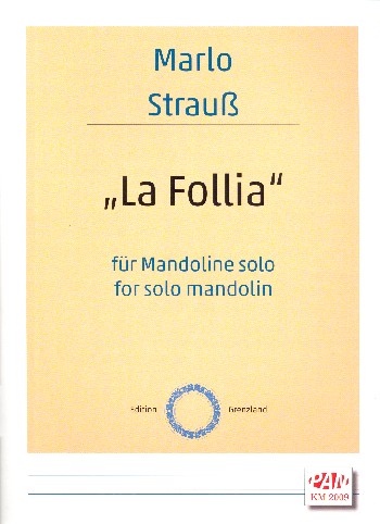 La Follia  per mandolino solo  