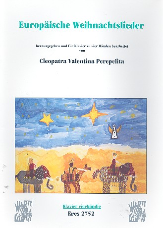 Europäische Weihnachtslieder  für Klavier zu 4 Händen  
