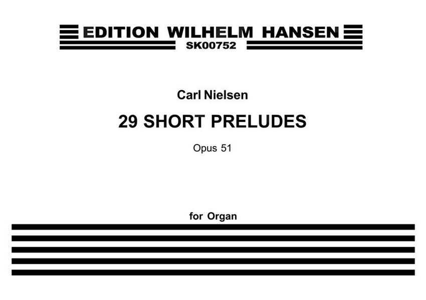 29 short Preludes op.51  for organ  