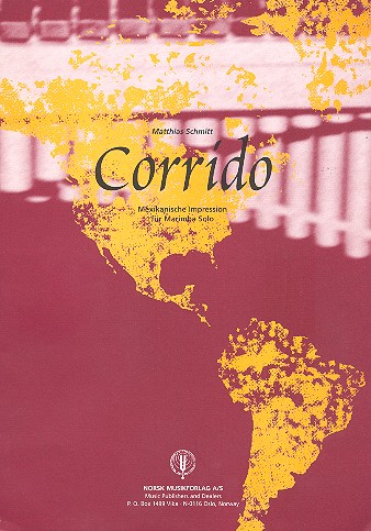 Corrido Mexikanische Impressionen  für Marimba solo  