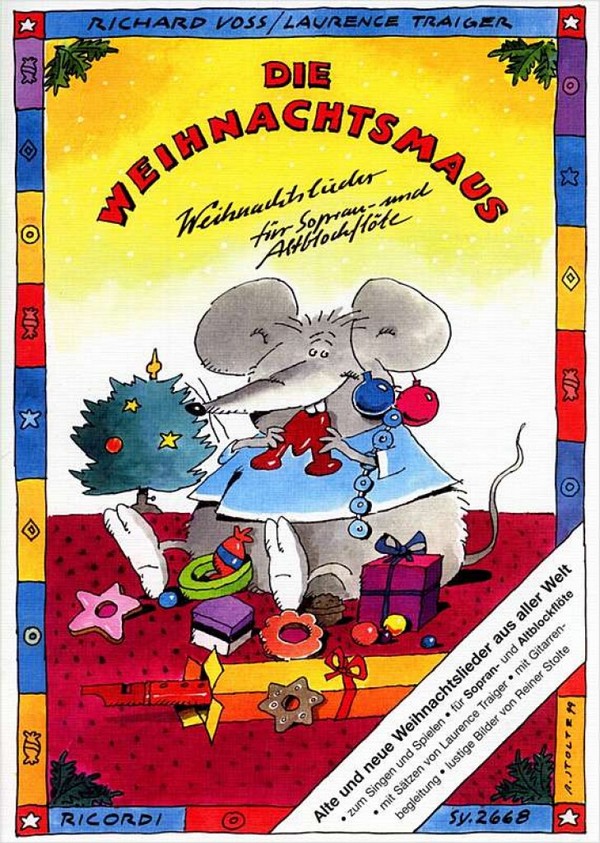 Die Weihnachtsmaus Weihnachts-&nbsp;&nbsp;lieder für 2 Blockflöten (SA)&nbsp;&nbsp;Spielpartitur