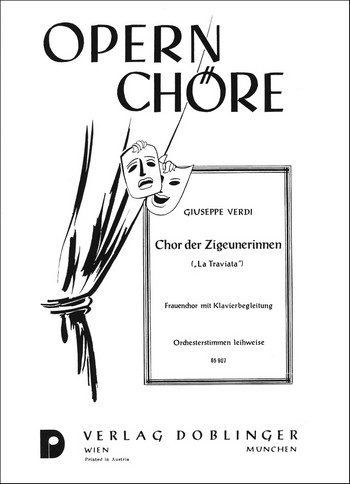 Chor der Zigeunerinnen für Frauenchor&nbsp;&nbsp;und Klavier&nbsp;&nbsp;Partitur (dt)