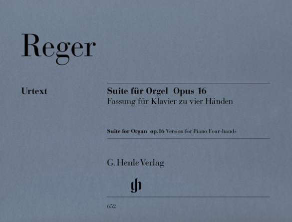 Suite op.16 für Orgel&nbsp;&nbsp;für Klavier zu 4 Händen&nbsp;&nbsp;