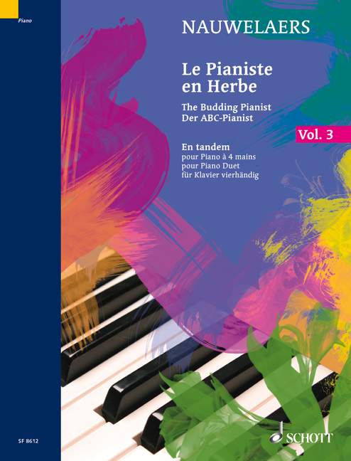 EN TANDEM 30 PETITES PIECES ET CHANTS  POPULAIRES POUR PIANO A 4 MAINS  PIANISTE EN HERBE VOLUME 3