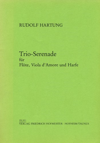 Trio-Serenade op.42 für Flöte,&nbsp;&nbsp;Viola d'amore und Harfe&nbsp;&nbsp;Stimmen
