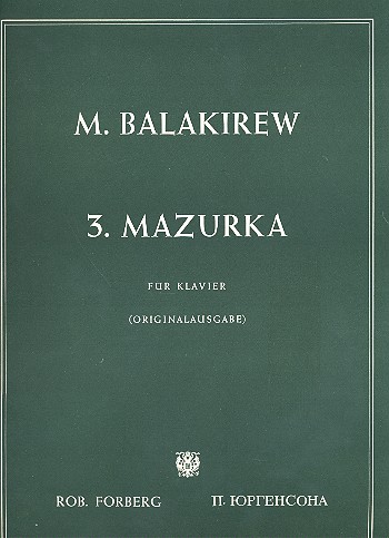 Mazurka Nr.3  für Klavier  