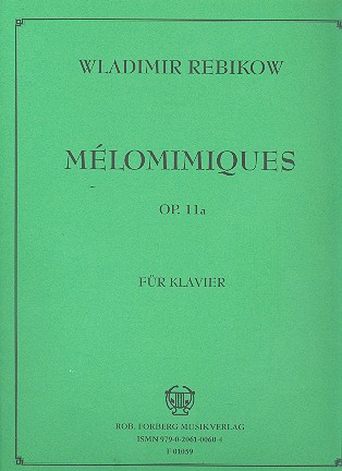 Mélomimiques op.11a  für Klavier  