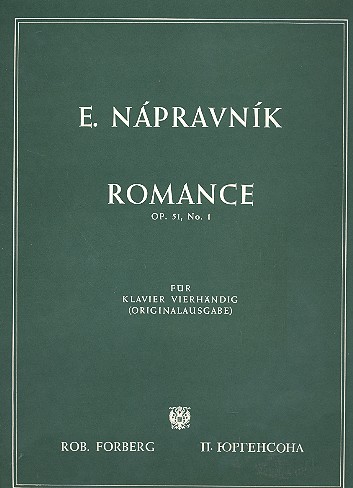 Romanze op.51,1  für Klavier zu 4 Händen  