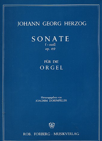 Sonate f-Moll op.69  für Orgel  