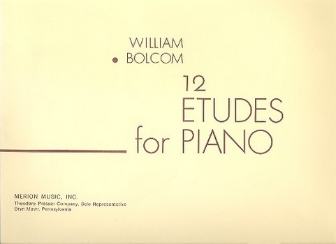 12 etudes  for piano  