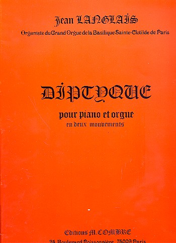 Diptyche   pour piano et orgue  