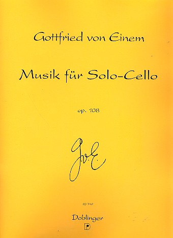 Musik füfr Solo-Cello op.108    