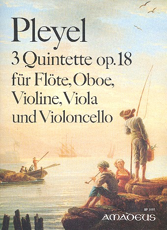 3 Quintette op.18  für Flöte, Oboe und Streichtrio  Stimmen