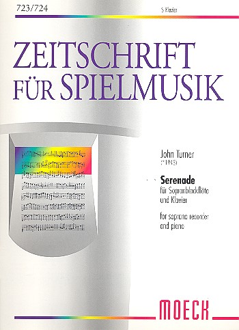 Serenade&nbsp;&nbsp;für Sopranblockflöte und Klavier&nbsp;&nbsp;