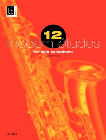 12 modern Etudes  for saxophone  