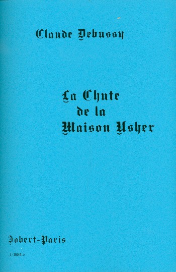 La Chute de la Maison Usher pour orchestre  partition  