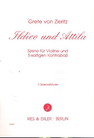 Ildico und Attila  für Violine und Kontrabass  2 Spielpartituren