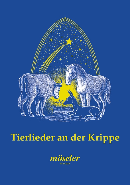 Tierlieder an der Krippe Weihnachtslieder in leichten Sätzen&nbsp;&nbsp;für Kinderchor und Instrumente&nbsp;&nbsp;Partitur