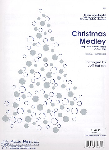 Christmas Medley for&nbsp;&nbsp;4 saxophones (S(A)ATB)&nbsp;&nbsp;score and parts