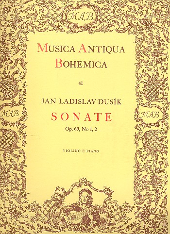 Sonaten op.69,1-2 für Violine und  Klavier  