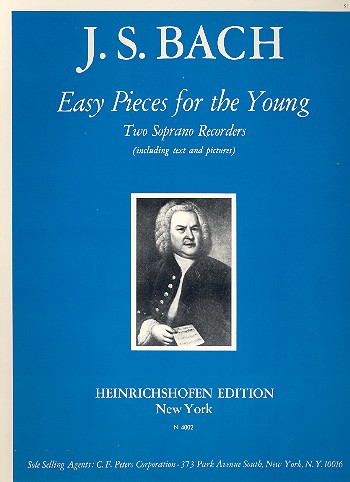 Easy Pieces for the Young&nbsp;&nbsp;for 2 soprano recorders&nbsp;&nbsp;score