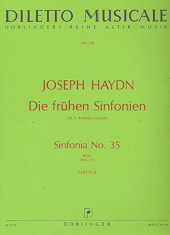 Sinfonie B-Dur Nr.35 Hob.I:35 für Orchester&nbsp;&nbsp;Partitur&nbsp;&nbsp;