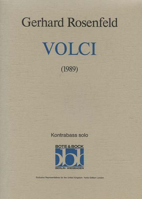 Volci (1989)  für Kontrabass solo  