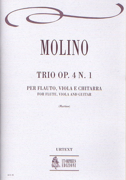 Trio op.4,1  per flauto, viola e chitarra  partitura e parti