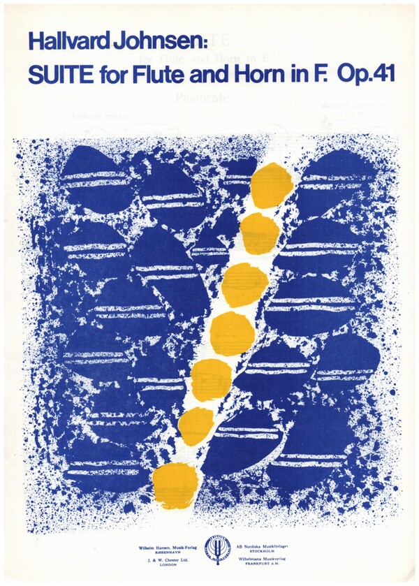 Suite op.41  for flute and horn in F  score