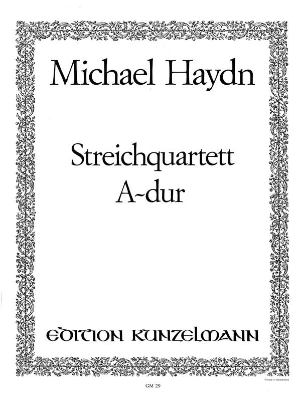 Streichquartett A-Dur    Stimmen