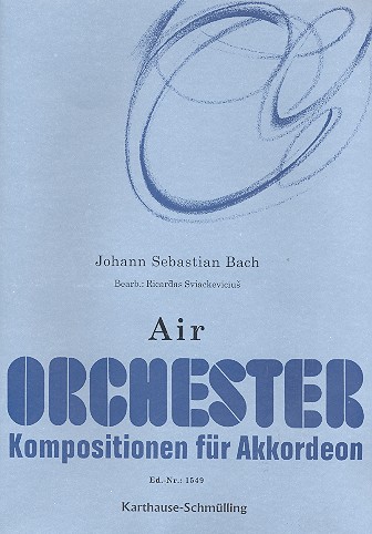 Air aus der Orchestersuite Nr.3  für Akkordeonorchester  Partitur
