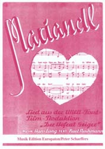 Mariandl  für Gesang und Klavier  