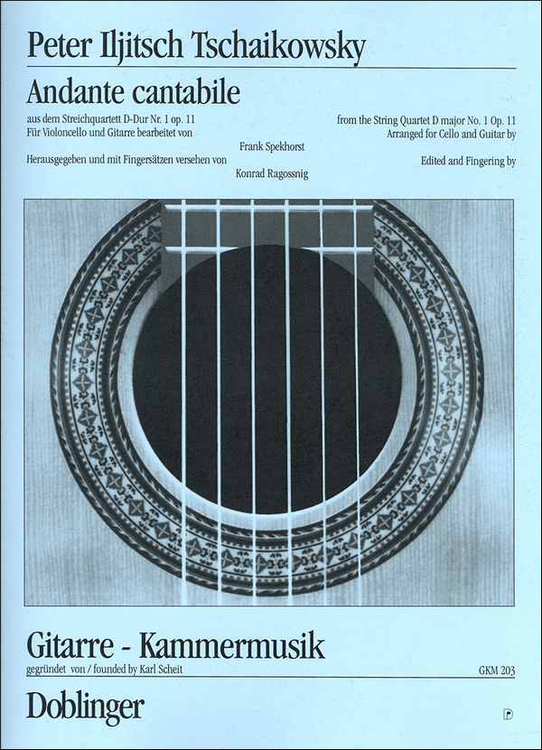Andante cantabile aus op.11  für Violoncello und Gitarre  