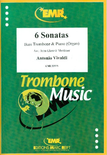 6 Sonatas for bass trombone and  piano (organ)  