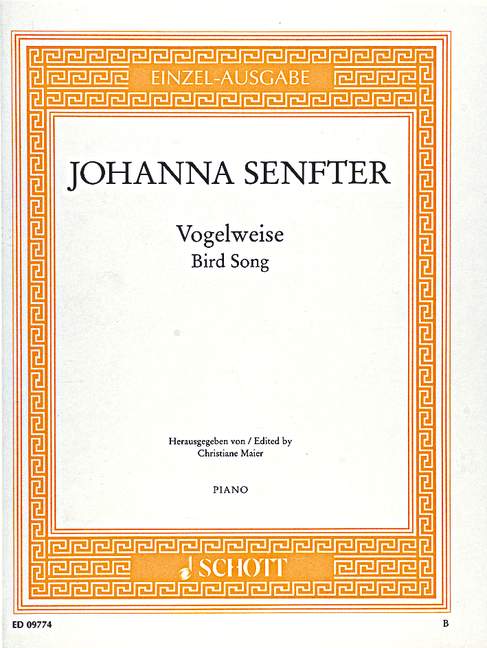 Vogelweise g-Moll o. op.  für Klavier  