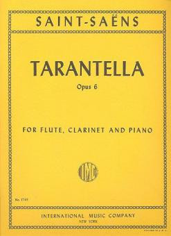 Tarantella op.6&nbsp;&nbsp;for flute, clarinet and piano&nbsp;&nbsp;parts