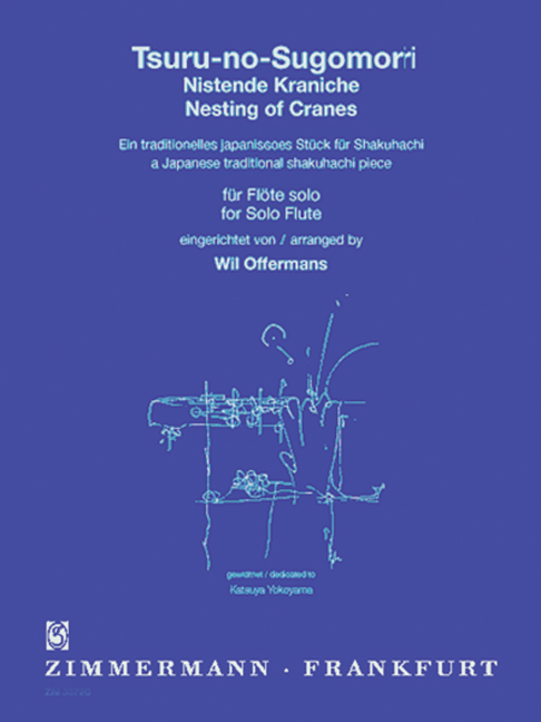 Tsuru-no-Sugomori für Shakuhachi&nbsp;&nbsp;für Flöte solo&nbsp;&nbsp;