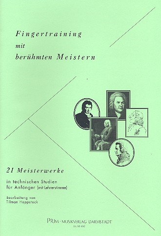 Fingertraining mit berühmten Meistern   für Gitarre (mit Lehrerstimme)    