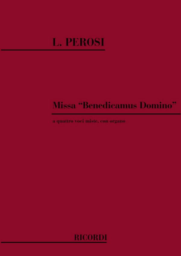 Missa benedicamus domino  für gem Chor und Orgel  Partitur