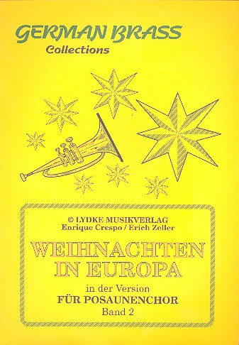 Weihnachten in Europa Band 2 Version  für Posaunenchor (5-10stg.)  Partitur