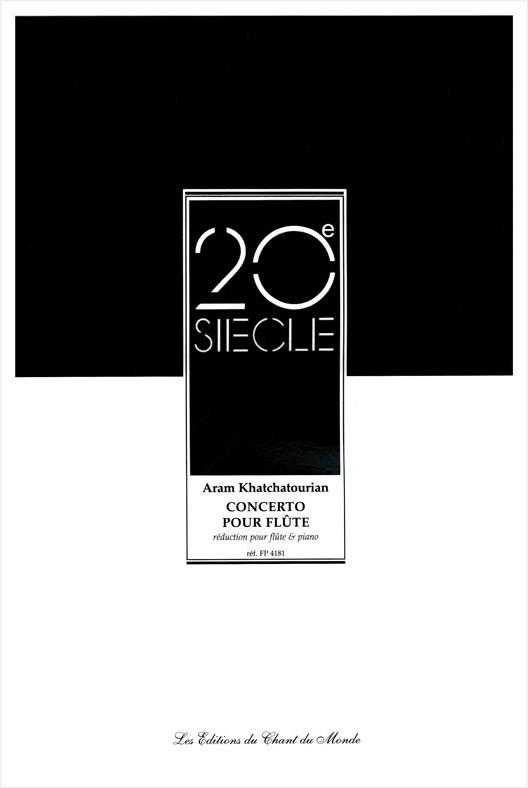 Concerto &nbsp;&nbsp;pour flûte et orchestre&nbsp;&nbsp;pour flûte et piano