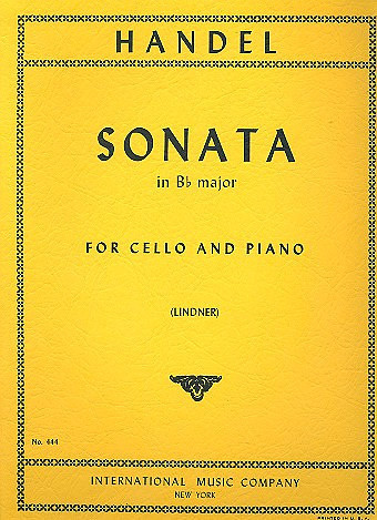 Sonata Bb major&nbsp;&nbsp;for cello and piano&nbsp;&nbsp;