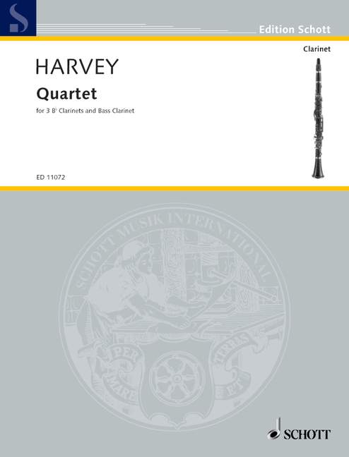Quartet&nbsp;&nbsp;for 4 clarinets (BBBBass)&nbsp;&nbsp;score and parts