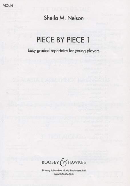 Piece by Piece Vol. 1  für Violine und Klavier  Einzelstimme