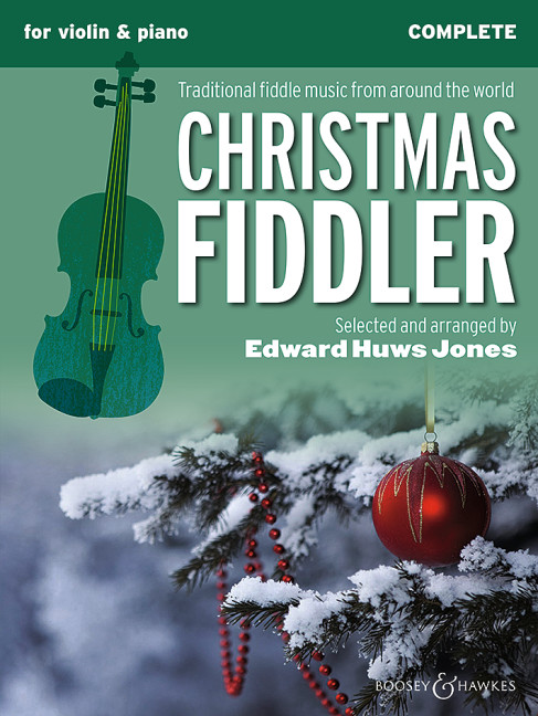 The Christmas Fiddler&nbsp;&nbsp;for violin and piano (violin 2, easy violin and guitar ad lib)&nbsp;&nbsp;score and part (complete edition)